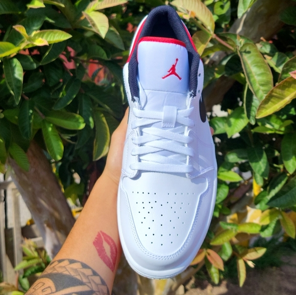Jordan Shoes Air Jordan Low Gs White Gym Red Poshmark